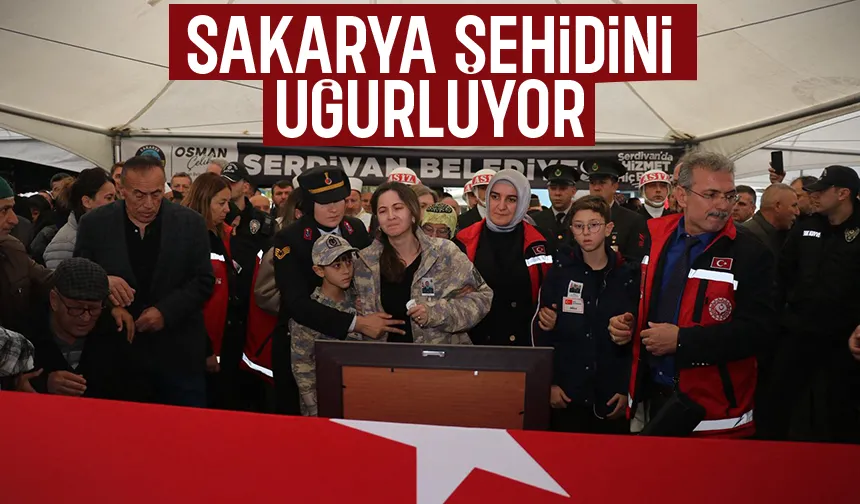 Şehidimiz Akın Karakuş'un naaşını baba ocağında