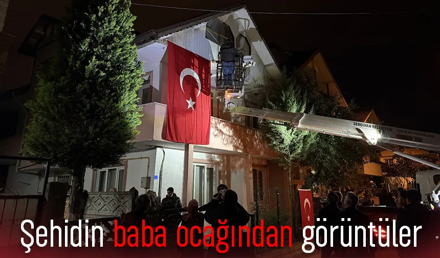Şehidimizin baba ocağından görüntüler