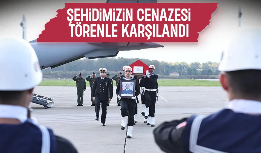 Şehidimizin cenazesi Sakarya'ya getirildi