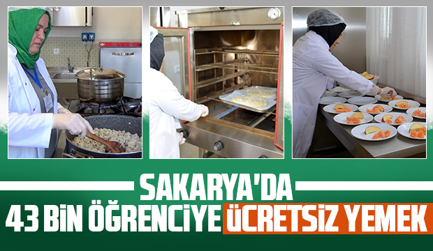 Şehirde 43 bin öğrenciye ücretsiz yemek