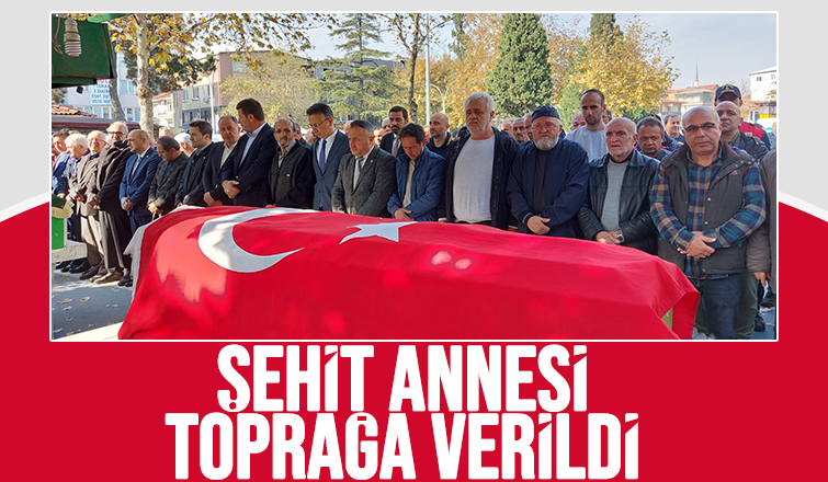Şehit annesi dualarla son yolculuğuna uğurlandı