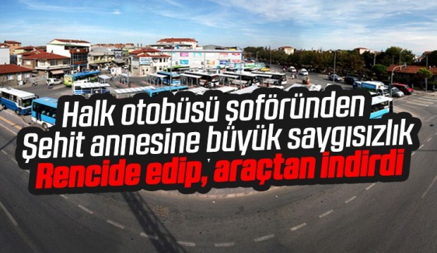 Şehit annesine büyük saygısızlık