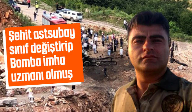 Şehit astsubay sınıf değiştirmiş