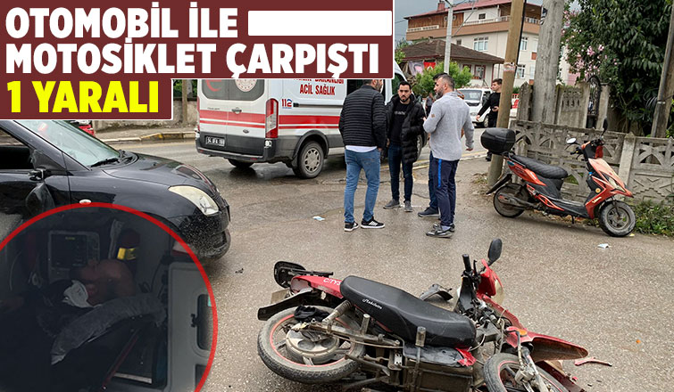 Şehit Furkan Çelik Caddesinde Kaza 1 Yaralı