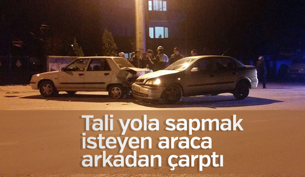 Şehit Furkan Çelik Caddesinde Trafik Kazası