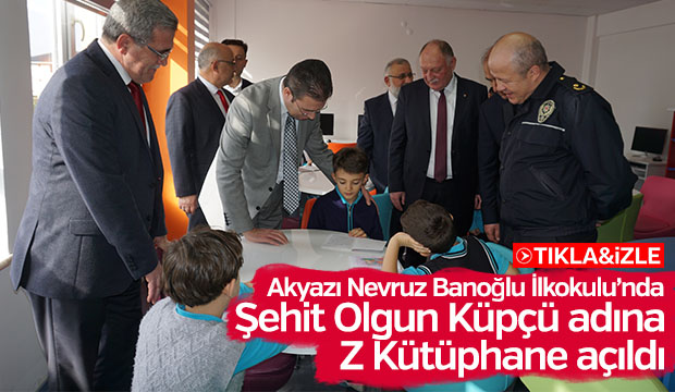 Şehit Olgun Küpçü Adına Z Kütüphane Açıldı