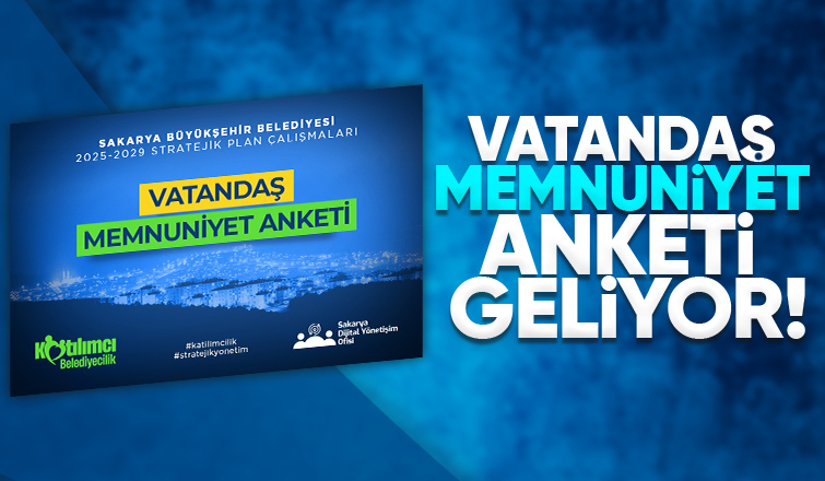 Şehrin geleceği için Sakaryalılar fikirlerini paylaşacak