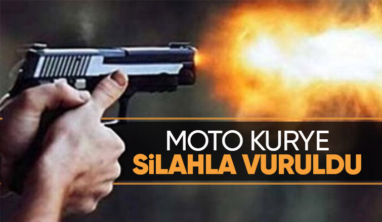 Serdivan'da moto kuryeye silahlı saldırı