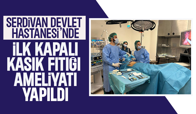 Serdivan Devlet Hastanesi nde ilk kapalı kasık fıtığı ameliyatı