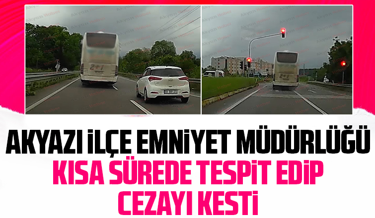 Şerit ihlali yapıp kırmızı ışıkta geçmişti, cezası kesildi