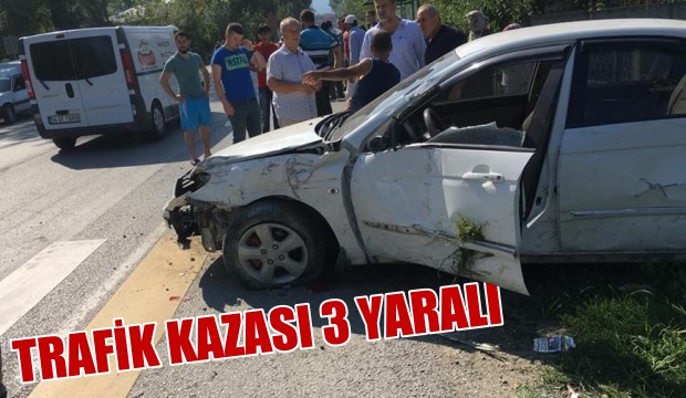 Seyfeler de Trafik Kazası 3 Yaralı 