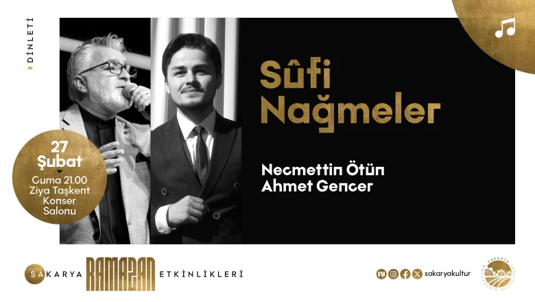 Sûfi Nağmeler dinletisi Ziya Taşkent’te sanatseverlerle buluşacak