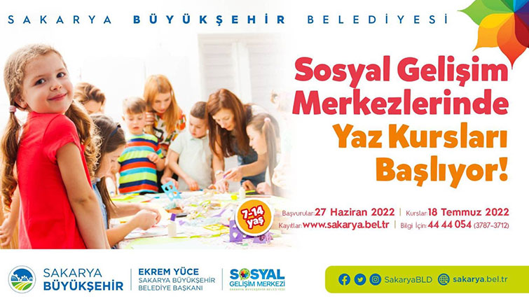 SGM’lerde yaz kursları başlıyor