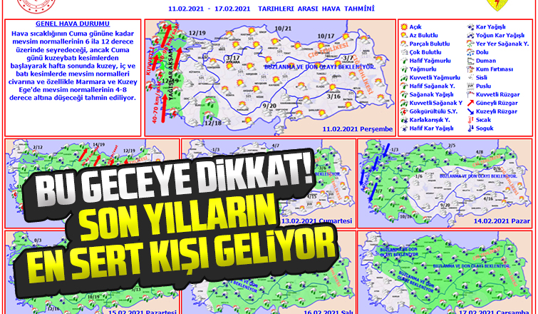 Sıcaklıklar bu gece 16 derece birden düşecek