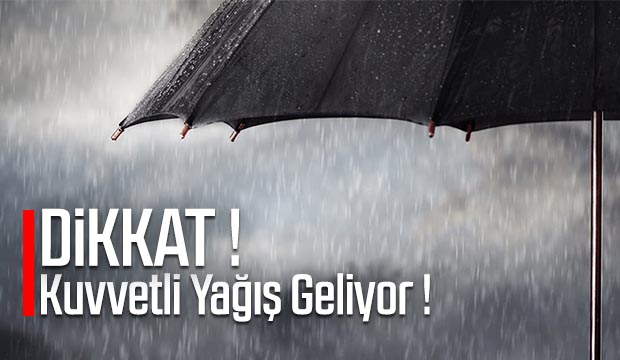 Şiddetli Yağış Geliyor