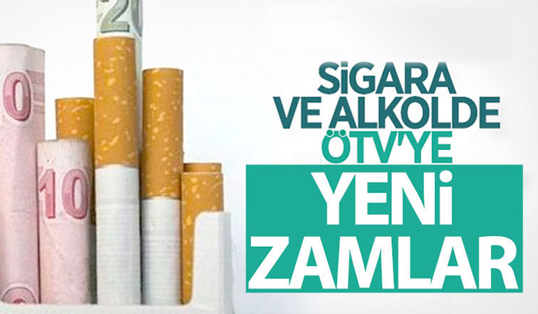 Sigara ve alkollü içeceklerde ÖTV oranı artırıldı