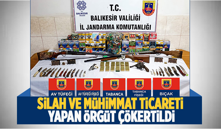 Silah ticareti yapan çete çökertildi