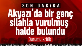 Silahla vurulmuş halde bulundu
