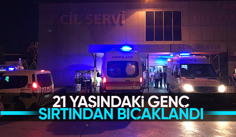 Sırtından defalarca bıçaklandı