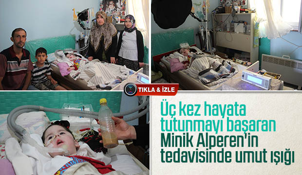 SMA Hastası Minik Alperenin tedavisinde umut ışığı