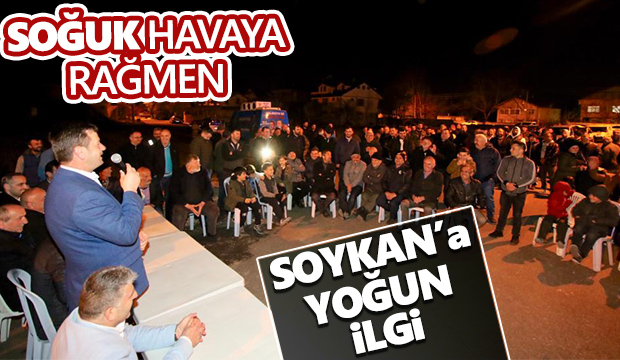 Soğuk Havaya Rağmen Soykana Yoğun ilgi 