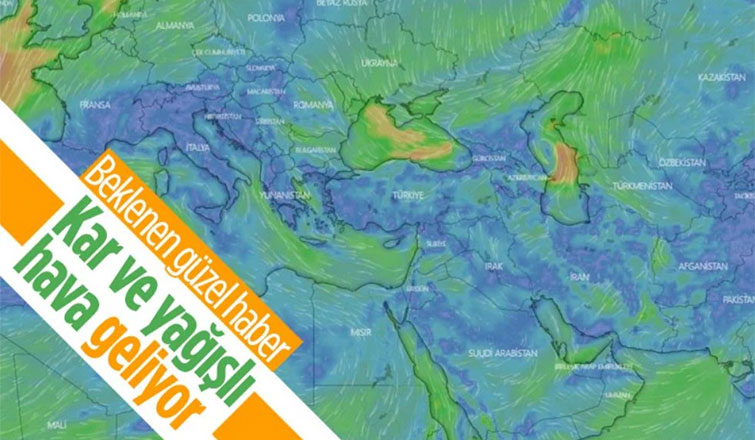 Soğuk yağışlı hava, Ocak ayı ortalarından sonra etkisini gösterecek