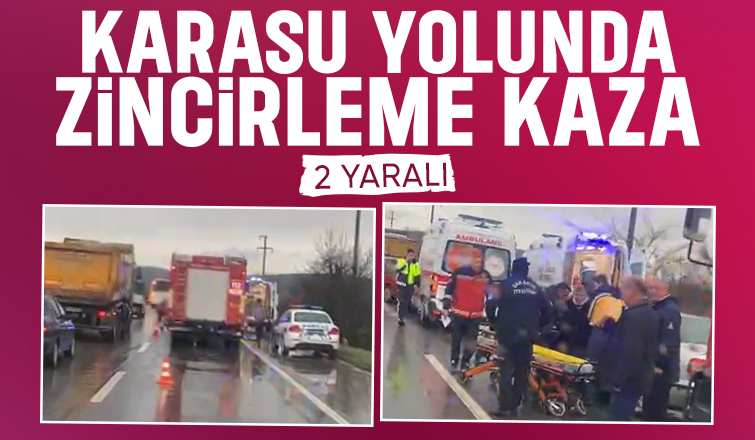 Söğütlüde zincirleme kaza