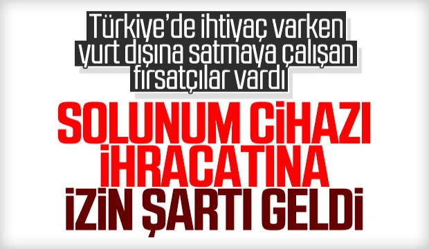 Solum cihazlarının ihracatına kısıtlama geldi