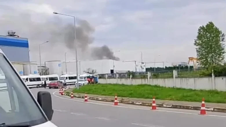 Hendek OSB'de patlama; Ekipler sevk edildi