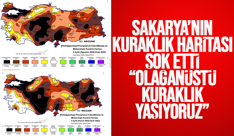 Son veriler paylaşıldı: Sakarya olağanüstü kuraklık yaşıyor
