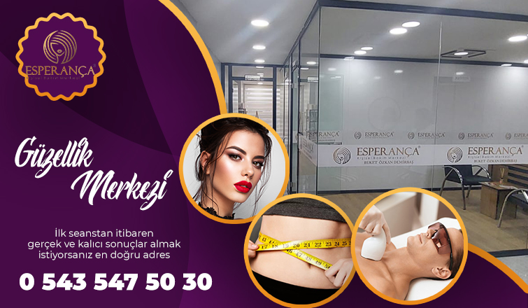 Sonuç garantili kişisel bakım sadece Esperança'da