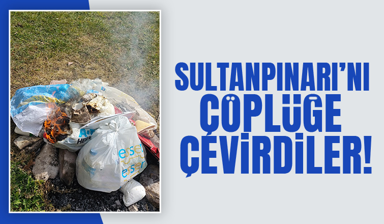 Sorumsuz vatandaşlar doğayı çöplüğe çevirdi