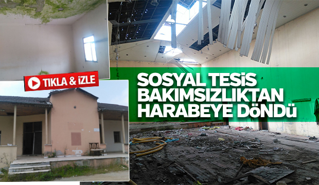 Sosyal İşler Binası Bakımsızlıktan Tehlike Saçlıyor