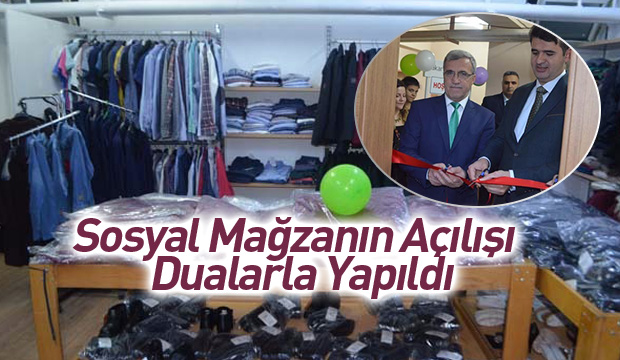 Sosyal Mağazanın Açılışı Dualarla Yapıldı