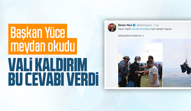 Sosyal medyada Vali Kaldırım ve Başkan Yüce atışması!