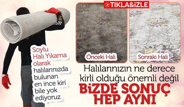 Soylu Halı Yıkama Hizmetinizde