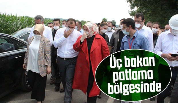 Soylu, Koca ve Selçuk patlama bölgesinde