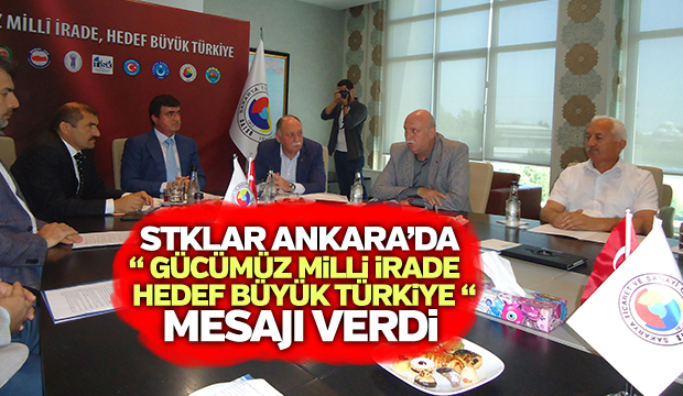 STKLAR 15 TEMMUZ  BASIN TOPLANTISI DÜZENLEDİ