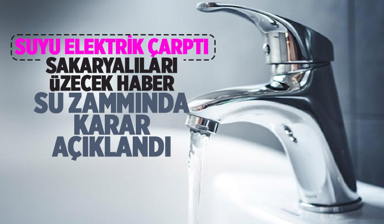 Su zammında karar açıklandı