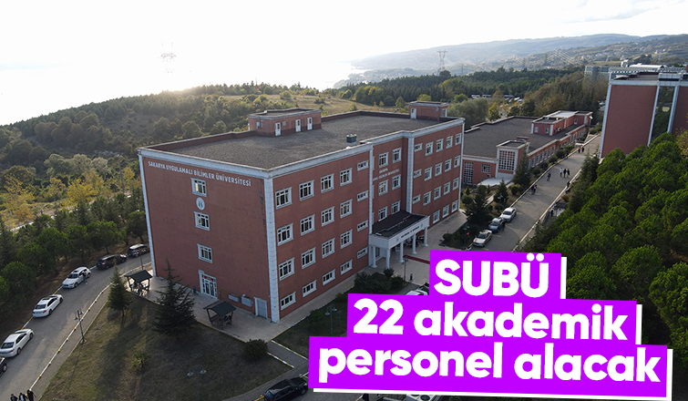 SUBÜ akademik personel alacak