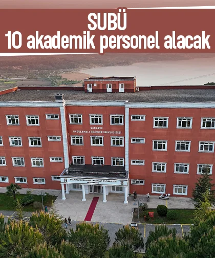 SUBÜ'ye akademik personel alıncak