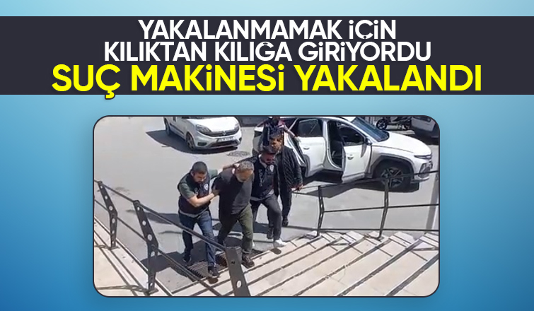 Suç makinesi yakalandı