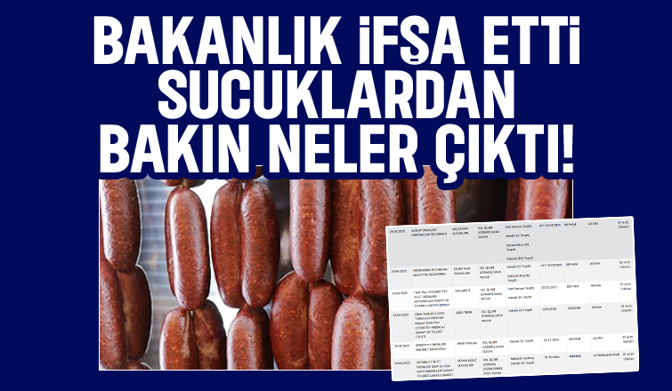 Sucukların içinden çıkanlar şoke etti