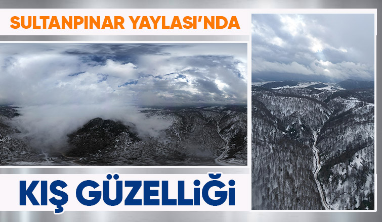 Sultanpınar Yaylası ndan kar fotoğrafları