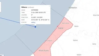 Sumud Filosu'nda bir gemi Gazze kara sularına girmeyi başardı