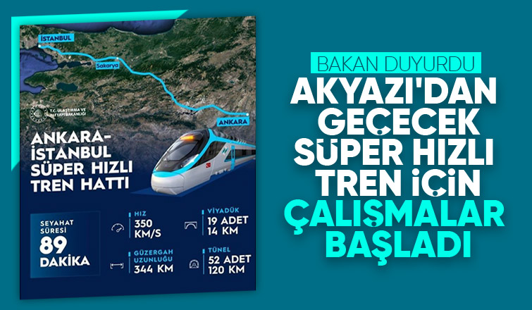 Süper Hızlı Tren Projesinde çalışmalar başladı