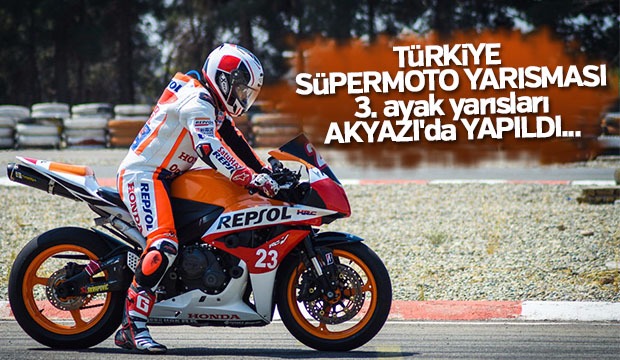Süpermoto Şampiyonası 3. ayak yarışları tamamlandı