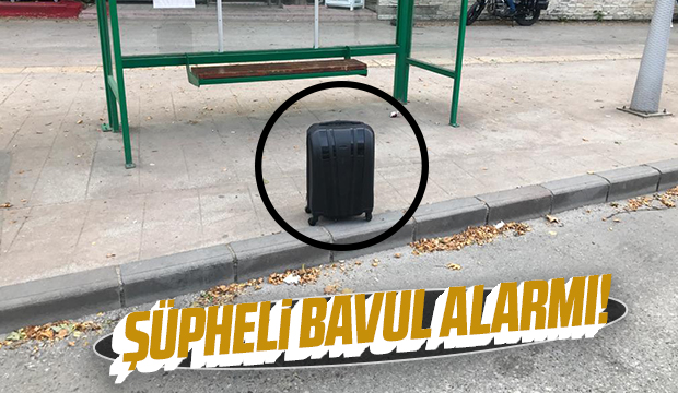 Şüpheli bavul polisi alarma geçirdi