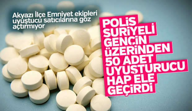 Suriyeli gencin üzerinden uyuşturucu hap çıktı