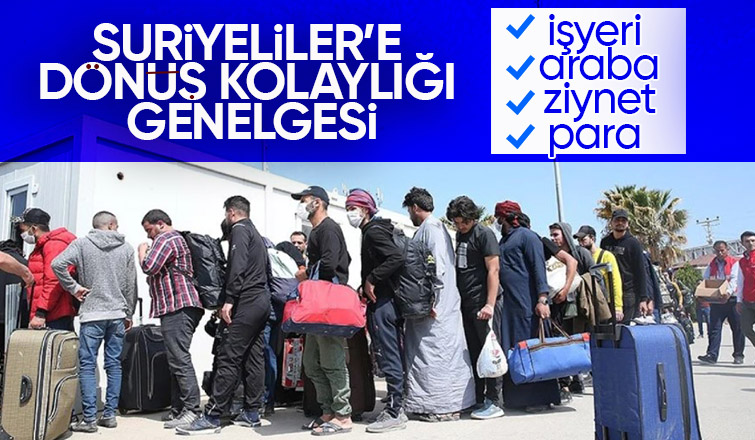 Suriyelilerin ülkelerine dönüş işlemlerini hızlandırmak için genelge yayınlandı
